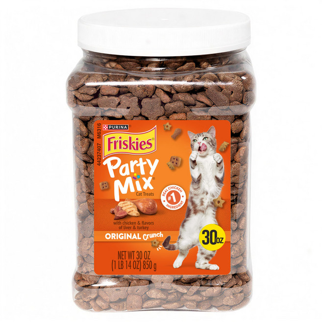 프리스키 고양이 퓨리나 파티믹스 오리지날 대용량 스낵 간식, 850g, 1개, 닭고기