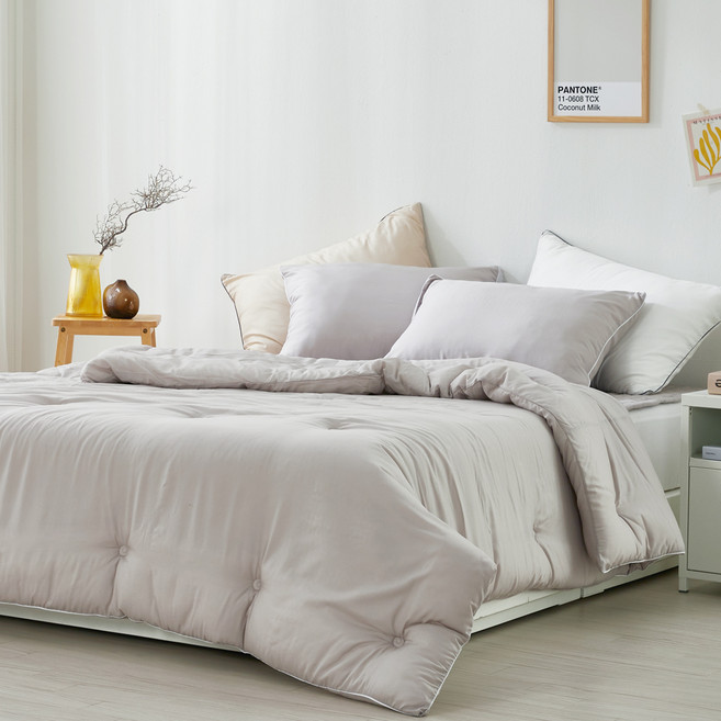 지베딩 슈크림 렌징 텐셀 모달 옥수수솜 차렵 이불 패드 베개 세트