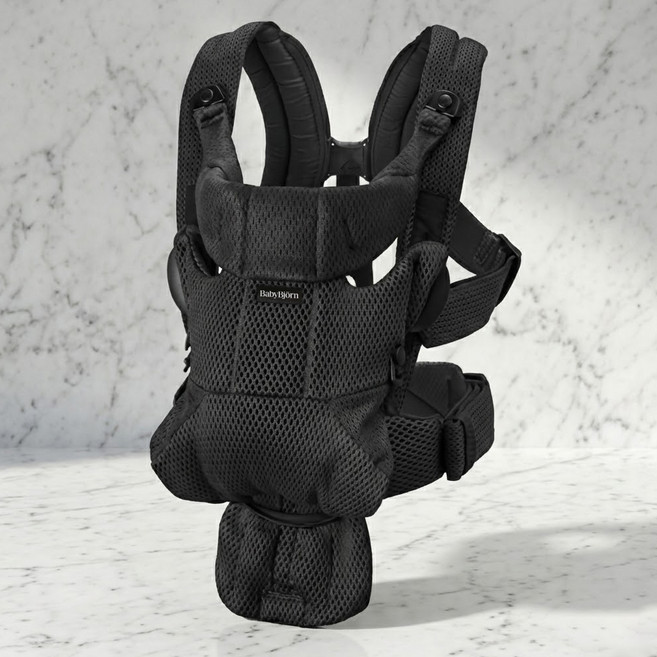 BABYBJORN Move 3D網眼嬰兒背帶, 黑色