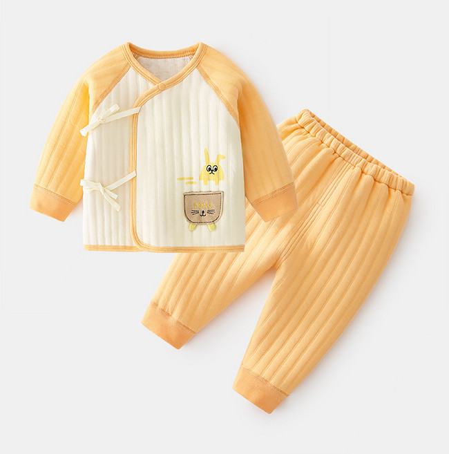 스타도어 유아용 도톰 배냇내의 상하의 세트