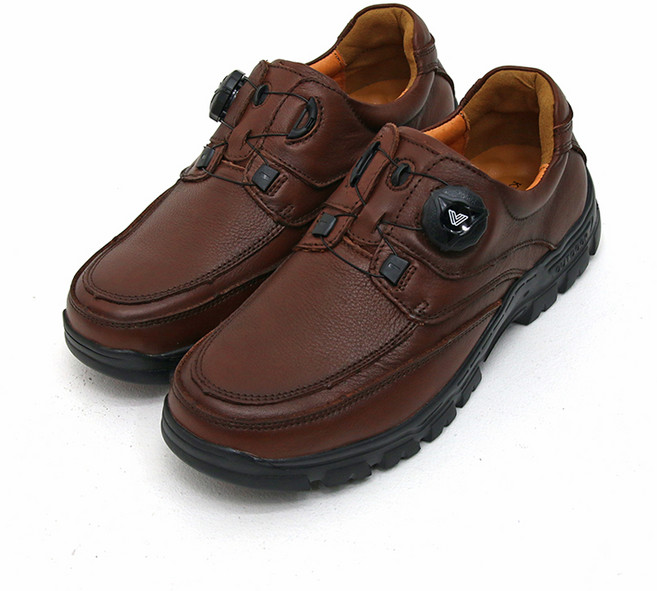 무스탕 남성용 SH다이어 자동 다이얼 가죽 수제화