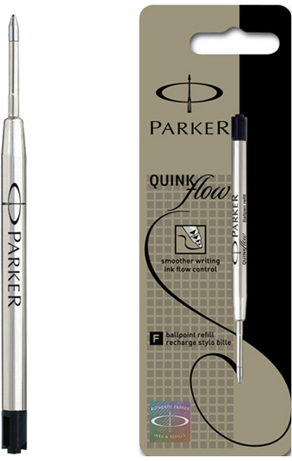 파카 볼펜심 F 0.8mm, 흑색, 1개