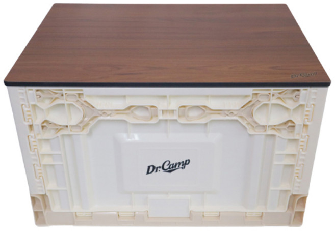 닥터캠프 투웨이 폴딩박스 + 상판 세트, 크림, 1세트