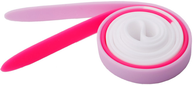 피닉스 수경 교체용 실리콘 밴드 PB-100, Violet + White + Pink, 1개