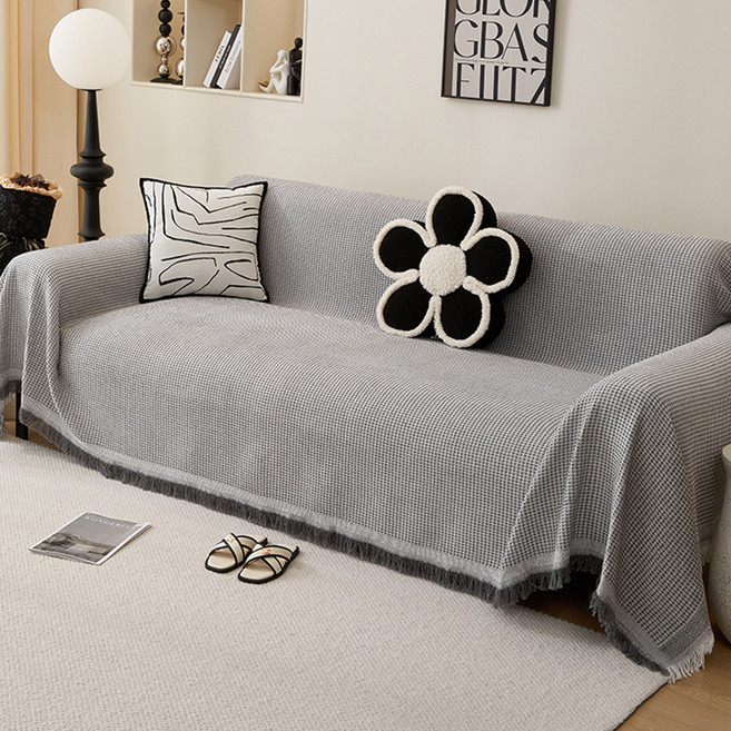 생활업글연구소 물세탁 가능한 소파커버, 애쉬그레이, 1개