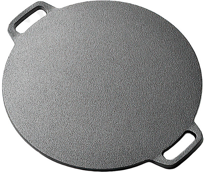 上手家居 煎餅鍋 32cm 鑄鐵材質 無塗層設計 導熱均勻, 1個