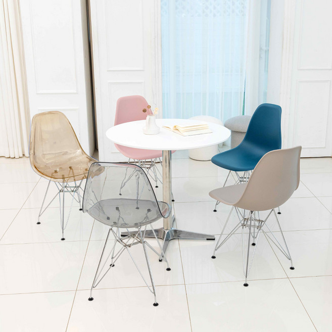 지엠퍼니처 체리스 모던 미드센추리 디자인 에펠의자, 핑크, 1개