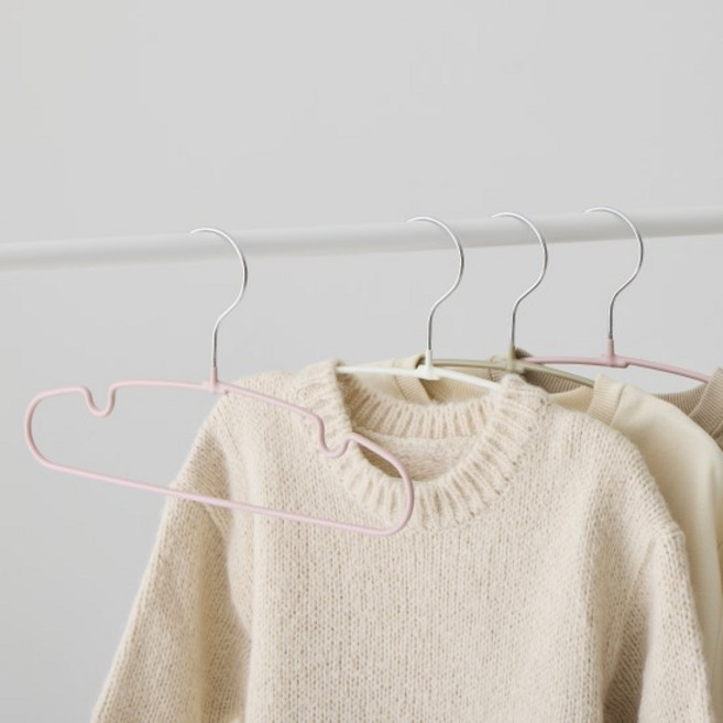 한샘 아동용 샘키즈 옷걸이 20p 세트, 1세트, 화이트, 베이비핑크, 브라운