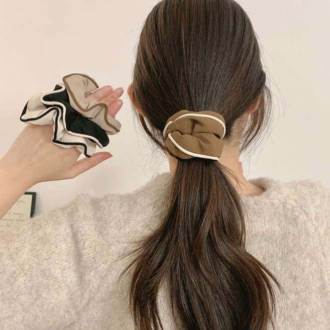 스타일플래닛 심플 스크런치 곱창 밴드 4종 세트