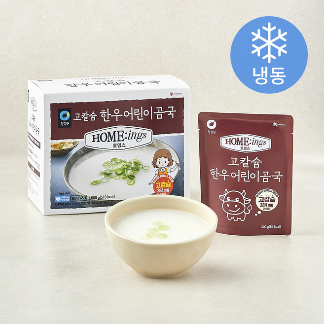 청정원 호밍스 고칼슘 한우 어린이 곰국 6개입 (냉동), 1.8kg, 1개