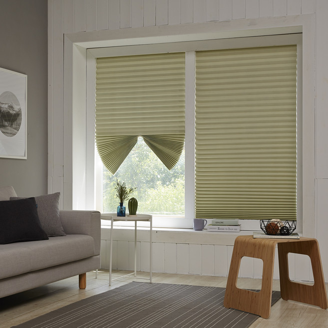 nuguna 黏貼式遮光窗簾 象牙白