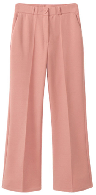 레몬소울 여성용 쫀쫀 치즈 스판 부츠컷 밴딩 숏 슬랙스