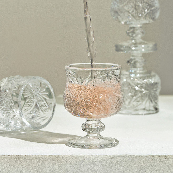 it-us 迷你高腳杯燒酒杯, 1組, 6個杯子