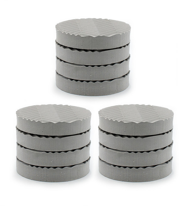 TNC 진동 방지패드 특대형 원형 그레이 12p, 1개