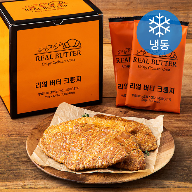 아끼니 리얼 버터 크룽지 (냉동), 26g, 10개입, 1개