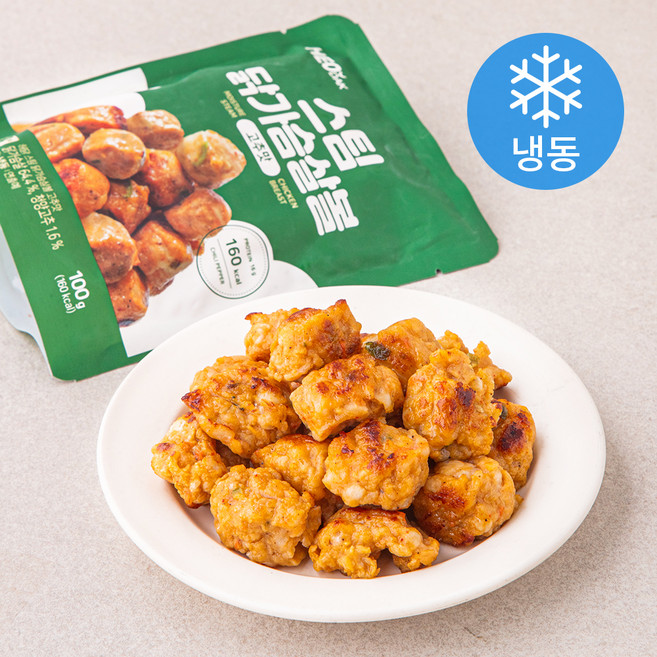 허닭 스팀 닭가슴살볼 고추맛 (냉동), 100g, 1개입, 5개