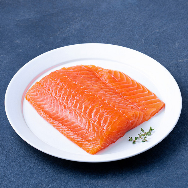 바른씨 숙성연어 (냉장), 1개, 500g - 숙성회