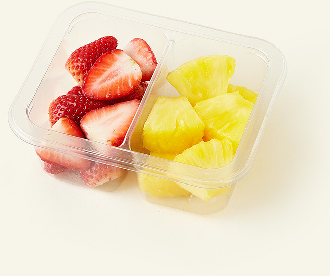프레쉬팜 딸기 & 파인애플, 1개, 200g