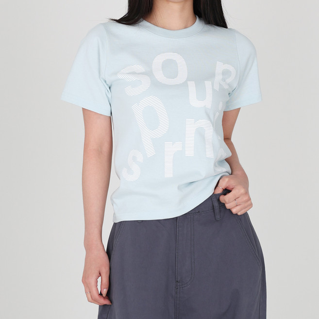 Dotif 女款透氣字母短袖T恤 T24SS1-A0266