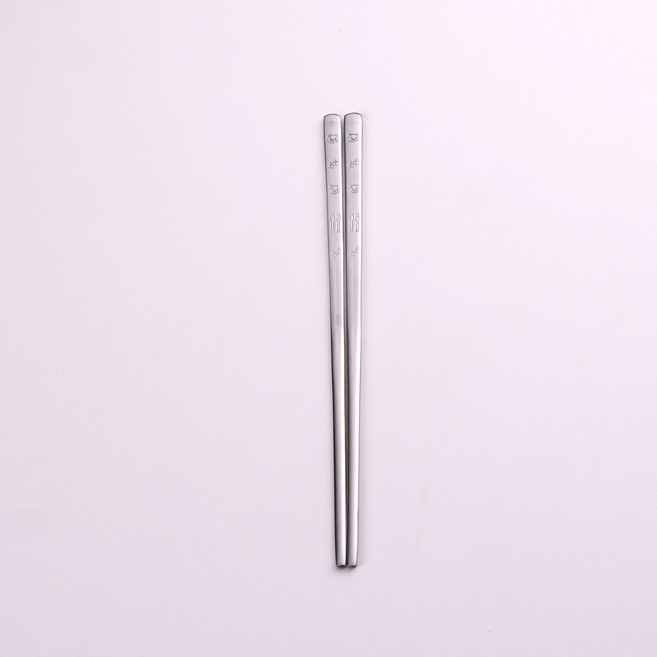 라온누리 큐티베어 올스텐 아동용 젓가락, 단품, 4개