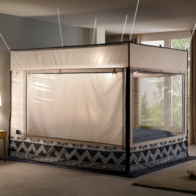 알뜨리 프리미엄 사각 커튼형 난방텐트