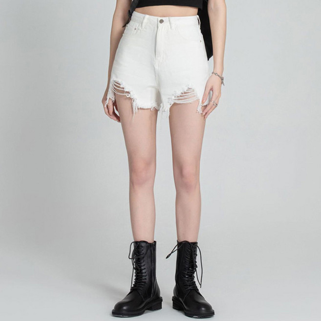 MYSEASON 女款 破壞感 修身 熱褲