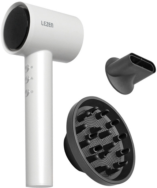 르젠 파워블로우 BLDC 헤어 드라이어 1600W, LZDR-MCS08, 화이트