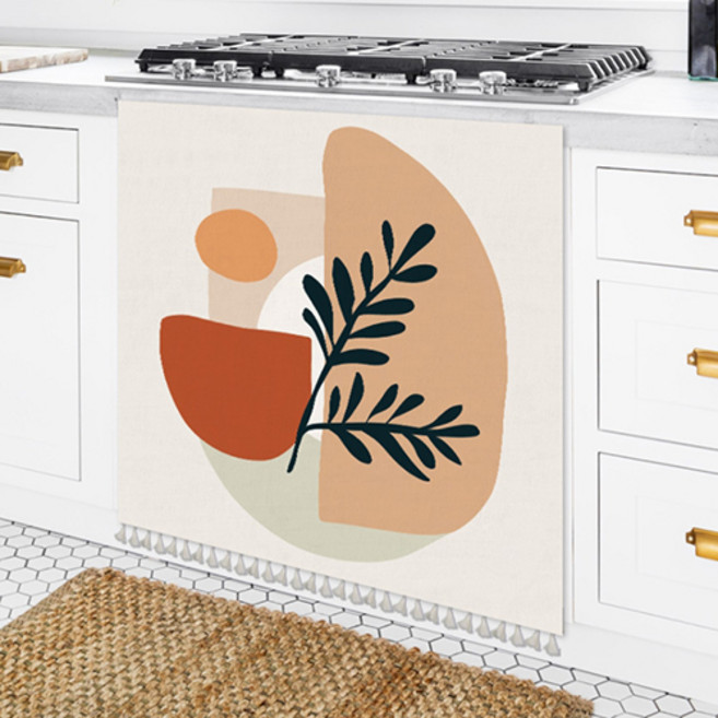 에이홉 일러스트 드로잉 가리개 커튼