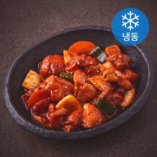 집콕집국 춘천식 닭갈비 (냉동), 350g, 1개