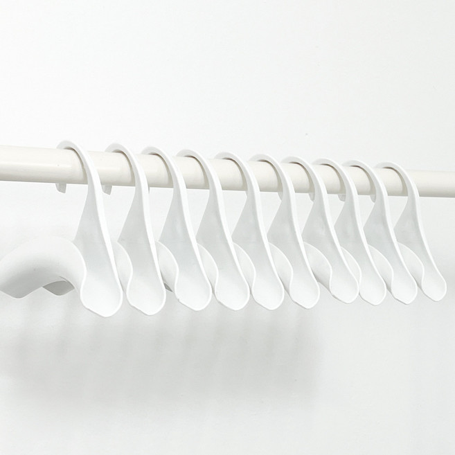 쥬롬 아치형 가방 걸이, 화이트, 10개