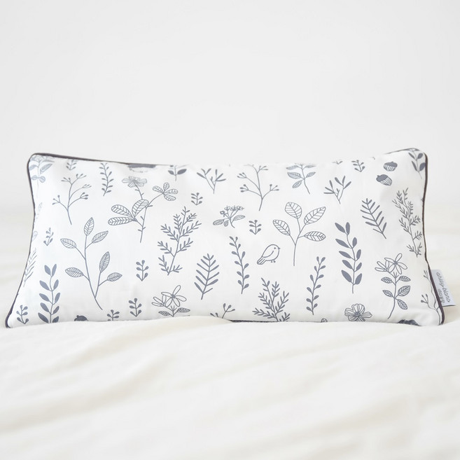 아띠블랑 메밀 편백 신생아 태열 베개, 화이트도치, 1개