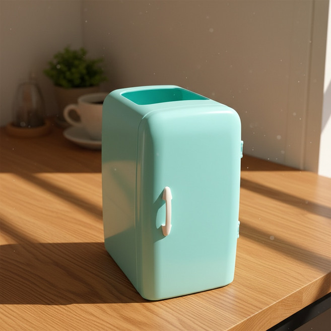 조인메이드 하우스 디자인 분리형 수납함 냉장고, 블루, 1개