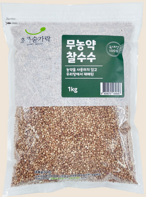 초록숟가락 찰수수쌀, 1kg, 1개