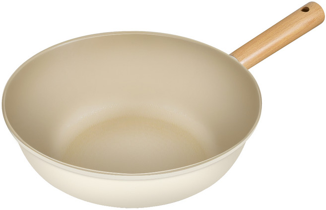 드림셰프 오슬로 IH 크리엠 세라믹 궁중팬, 1개, 28cm