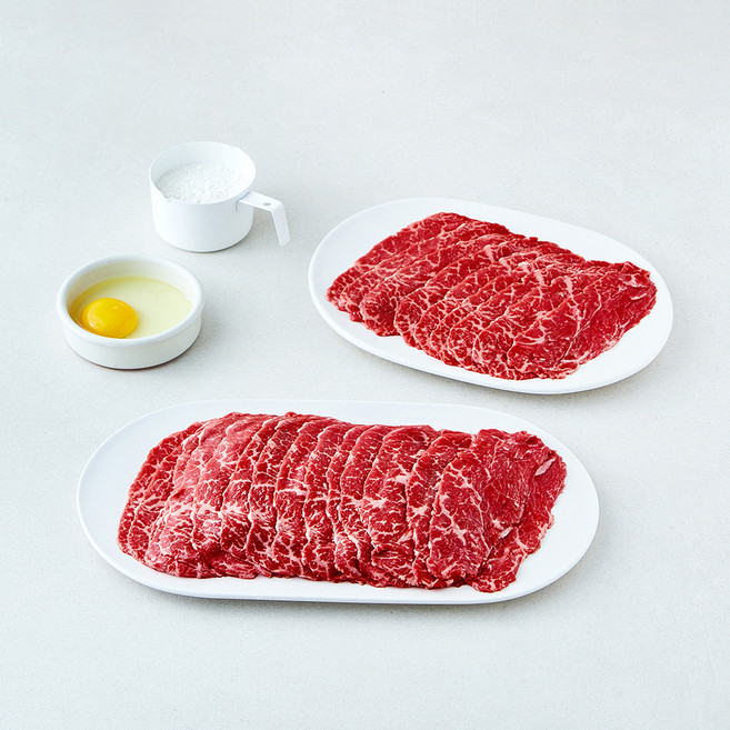 미국산 초이스 부채살 육전용 (냉장), 1개, 1kg