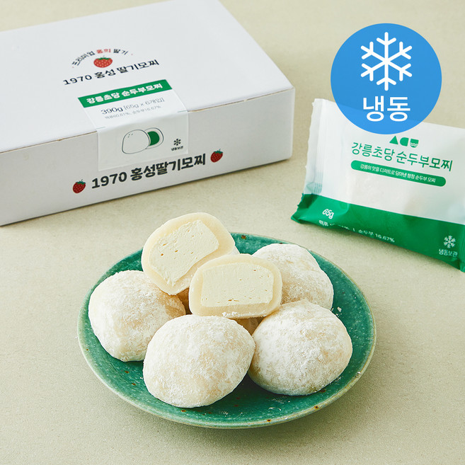 강릉 초당 순두부 모찌 (냉동), 65g, 1개, 6개입