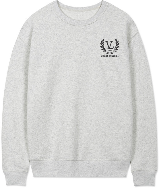 빌락트 8컬러 VL 월계수 스몰로고 쮸리 맨투맨 티셔츠