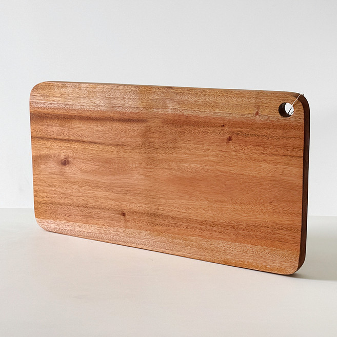 마호가니 사각 서빙 플래터 우드 플레이팅 도마, 내츄럴, 1개