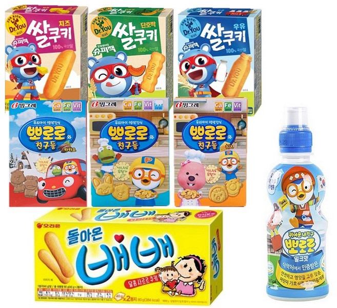 씩씩가게 과자음료세트, 1세트