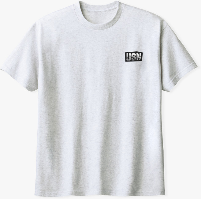 하이후 남여공용 오각 USN 라운드 17수 반팔 티셔츠 면혼합