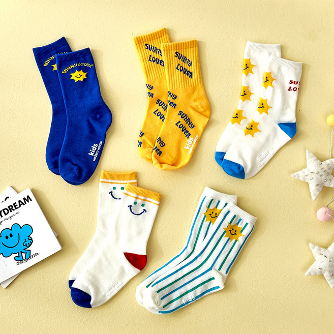 모던하우스 먼데이 투 프라이데이 양말 5켤레 세트