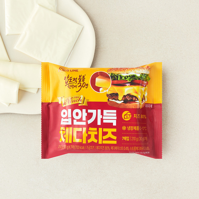 드빈치 입안가득 체다치즈, 30g, 1개, 7개입