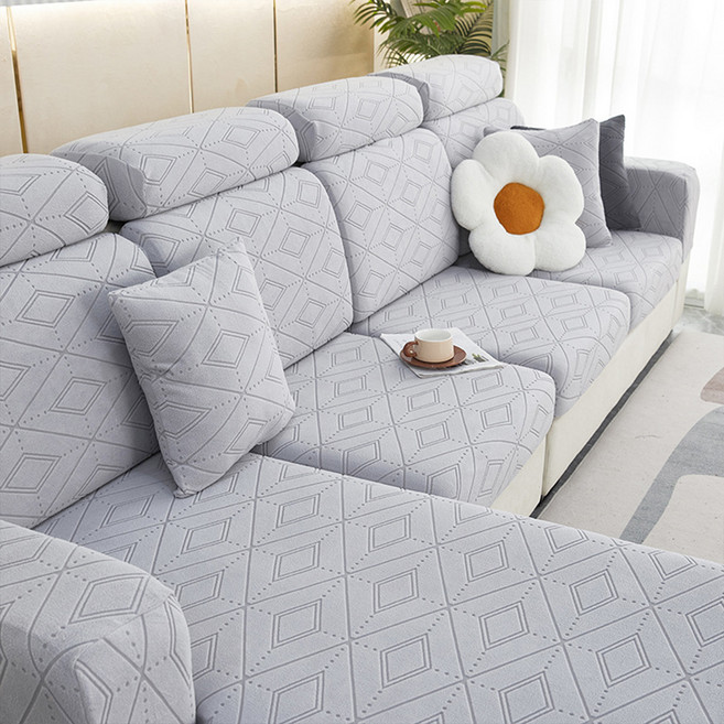 데이소이 미니멀 스타일 소파커버, 02 라이트그레이, 1개