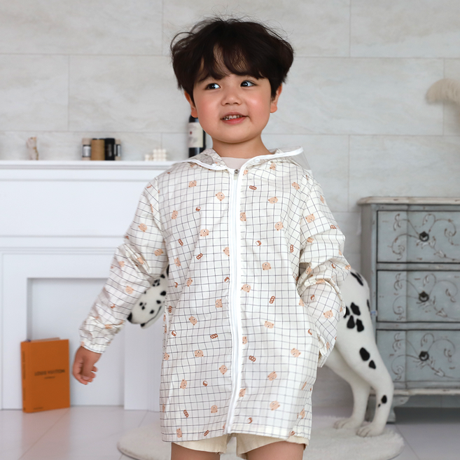 베베슈에뜨 유아동 파스텔 방수 우비 자켓 코트