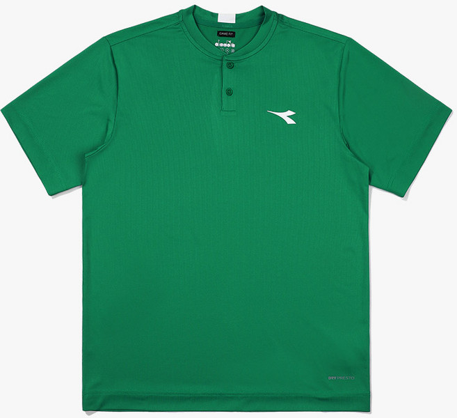 디아도라 남성용 테니스 헨리넥 티셔츠