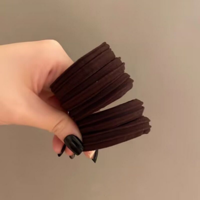 리빙홈디테일 유니크 스트레이트 곱창 머리끈 20p