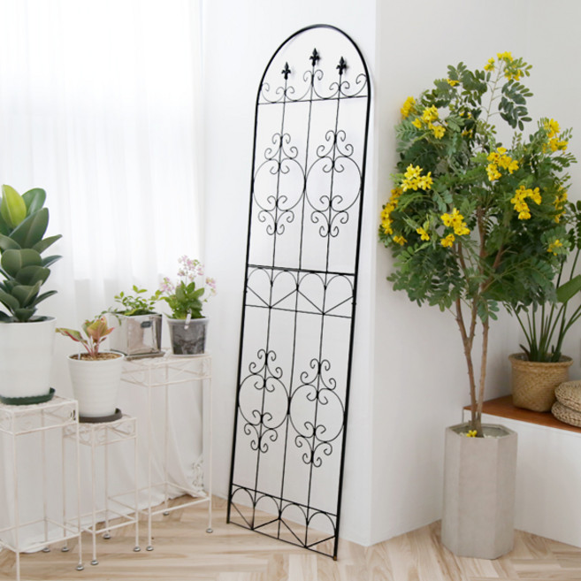 호르투스가든 트렐리스 정원펜스 식물 지지대 HR-TL1953, 블랙
