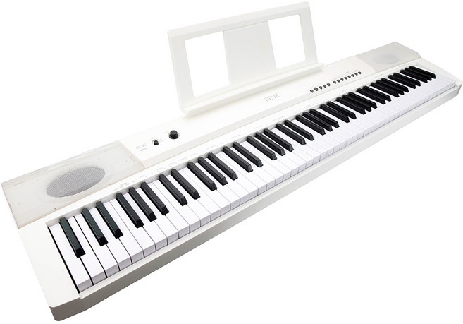 레브악기 88건반 디지털피아노, RP10, 화이트, 1개