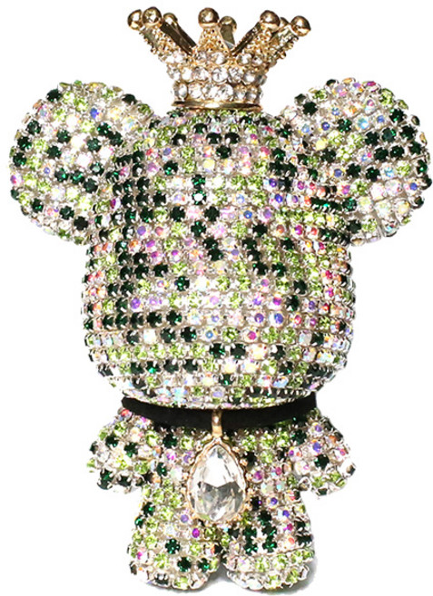 도그독 큐빅베어 차량용 방향제 그린, 1개, 화이트코튼