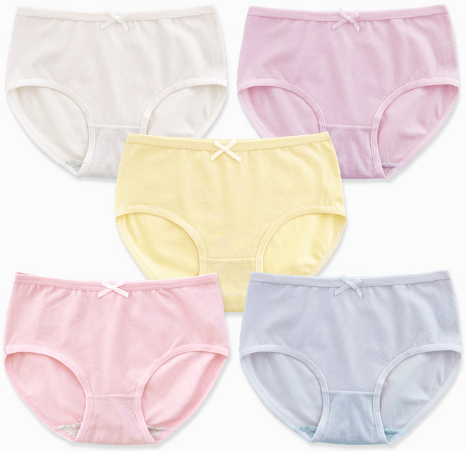 주니데이 리본 학생 팬티 5종 세트